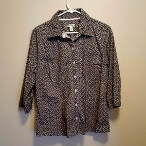 Croft & Barrow  Blouse Size XL